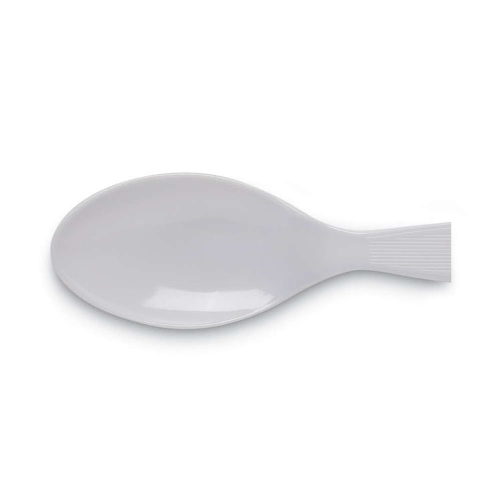 GEORGIA PACIFIC Dixie® TM23C7 Individually Wrapped Mediumweight Polystyrene Cutlery, Spoon, Plastic, White, 1,000/Carton