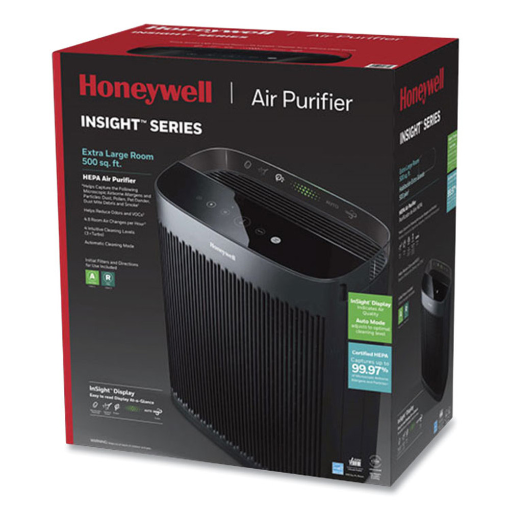 HONEYWELL ENVIRONMENTAL HPA5300B Insight Air Purifier HPA5300B, 500 sq ft Room Capacity, Black