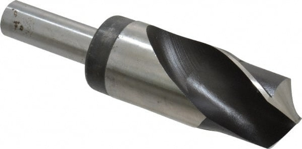 Hertel F.901.3969 Reduced Shank Drill Bit: 1-9/16'' Dia, 3/4'' Shank Dia, 118 0, High Speed Steel