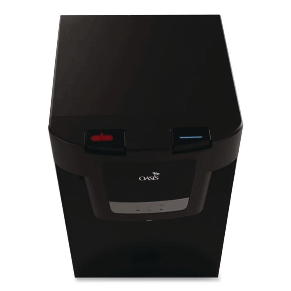 OASIS INTERNATIONAL 506815C MaxxFill Flex Hot and Cold Water Dispenser, 2.1 gal, 12.2 x 14.2 x 42.33, Black/Stainless Steel