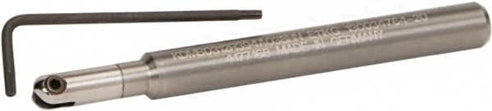 Kennametal 4177167 Indexable Ball Nose End Mill: 1/4" Cut Dia, Solid Carbide, 3.937" OAL