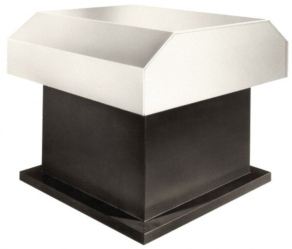 Americraft IN1930B-1-S Hooded Roof Ventilators; Hood Size Length: 60 (Inch); Hood Size Width: 76 (Inch); Curb Cap Size Length: 45 (Inch); Curb Cap Size Width: 45 (Inch)