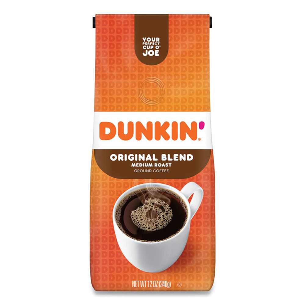 KEURIG DR PEPPER Dunkin Donuts® 30700308 Original Blend Coffee, Dunkin Original/Polar Peppermint, 12 oz/11 oz Bag, 2/Pack