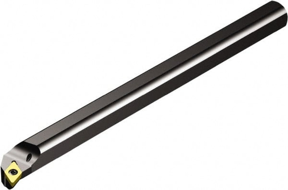 Sandvik Coromant 5721413 Indexable Boring Bar: A20S-SDQCR11, 25 mm Min Bore Dia, Right Hand Cut, 20 mm Shank Dia, -17.5 &deg; Lead Angle, Steel