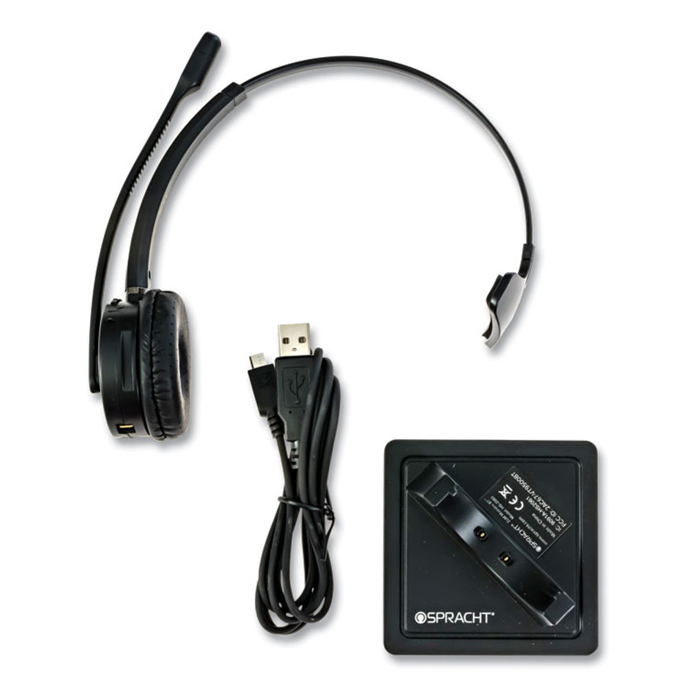 SPRACHT HS2060 ZuM Maestro HS-2060 Monaural Over The Head Headset, Black