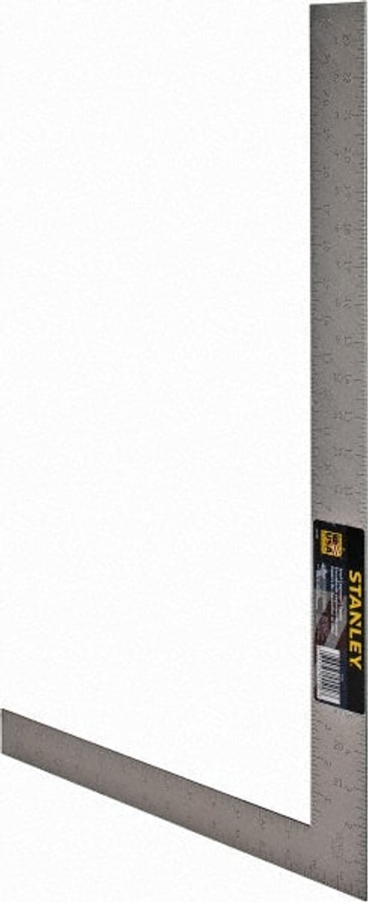 Stanley 45-500 24" Blade Length x 16" Base Length, Buffed Finish, Steel Carpenters' Square