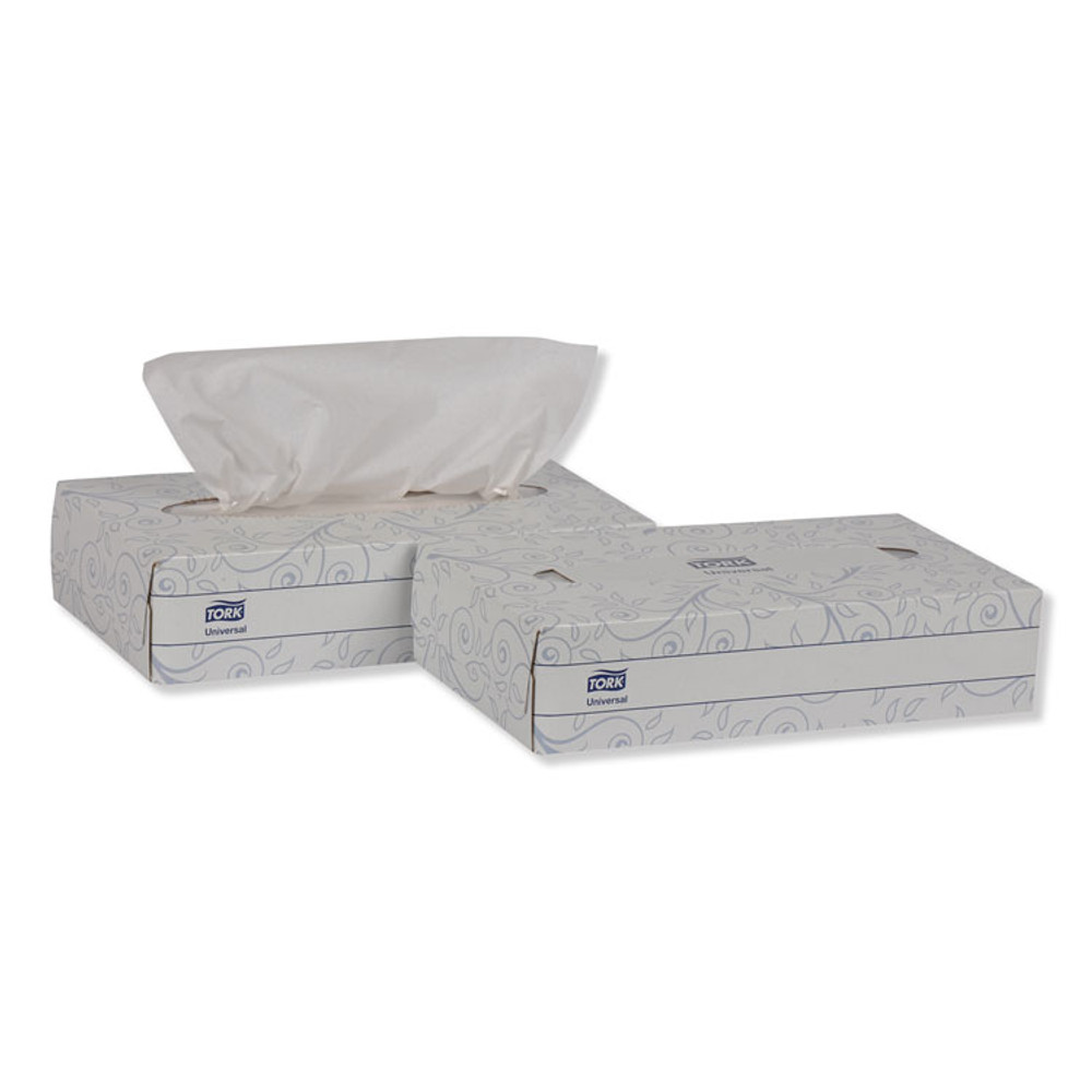 SCA TISSUE Tork® TF6710A Universal Facial Tissue, 2-Ply, White, 100 Sheets/Box, 30 Boxes/Carton