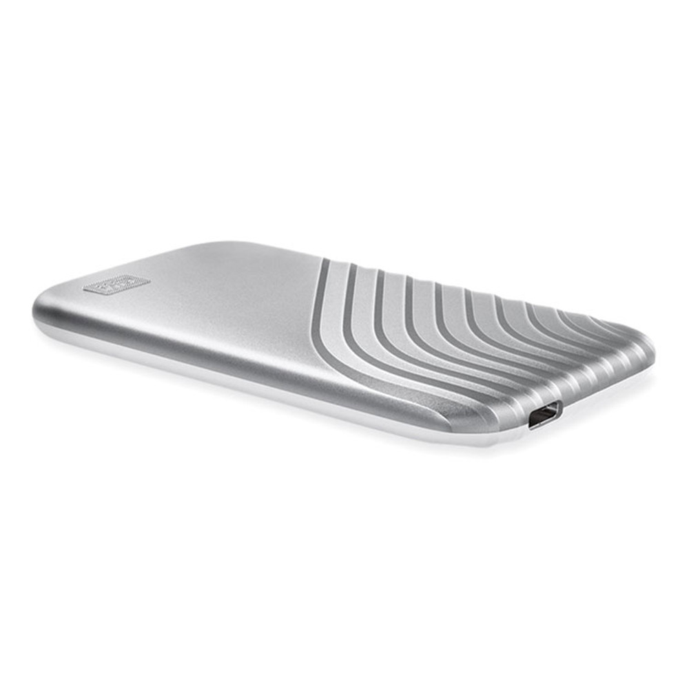 WESTERN DIGITAL TECH. WD AGF0010BSL MY PASSPORT External Solid State Drive, 1 TB, USB 3.2, Silver