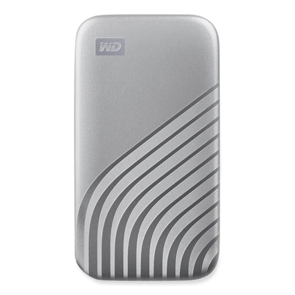 WESTERN DIGITAL TECH. WD AGF0010BSL MY PASSPORT External Solid State Drive, 1 TB, USB 3.2, Silver