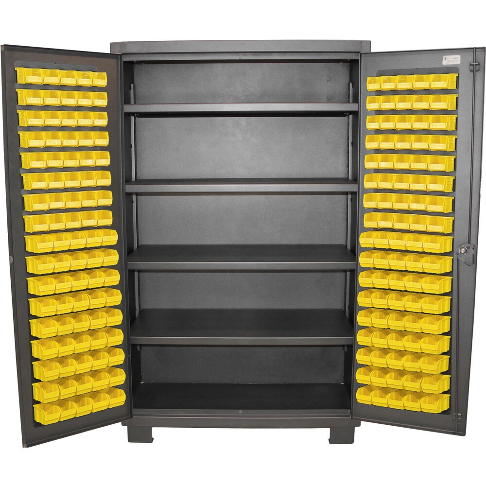 Valley Craft F89160VCGY Storage Cabinets; Cabinet Type: Storage ; Cabinet Material: Steel ; Width (Inch): 48in ; Depth (Inch): 24in ; Cabinet Door Style: Hinged ; Height (Inch): 78in