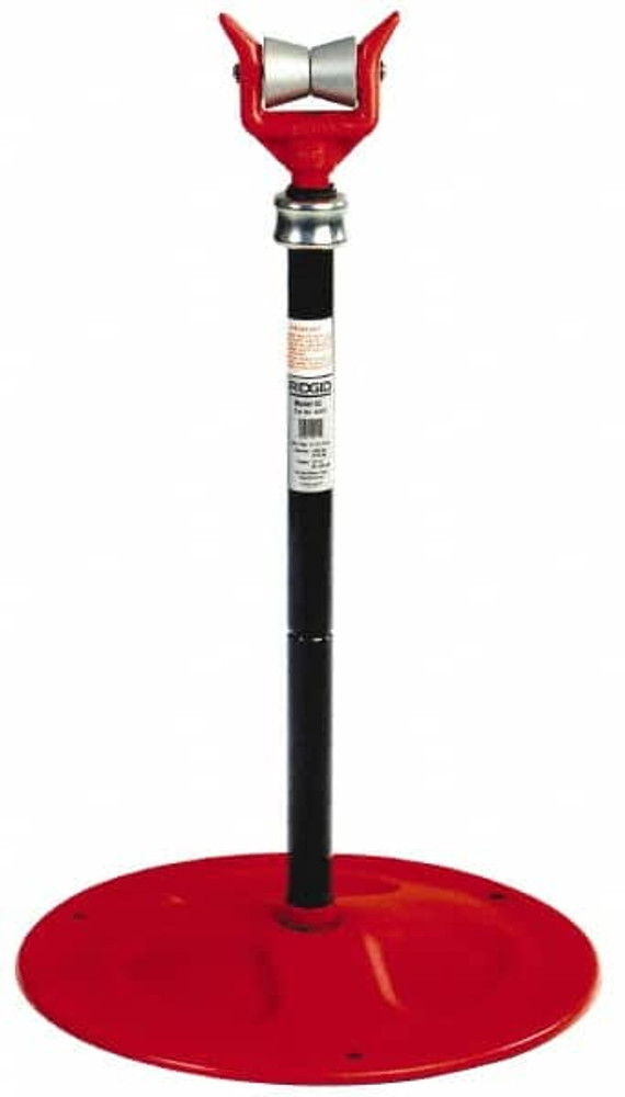 Ridgid 42510 6" Pipe Capacity, Adjustable Pipe Stand with Plain Support Head