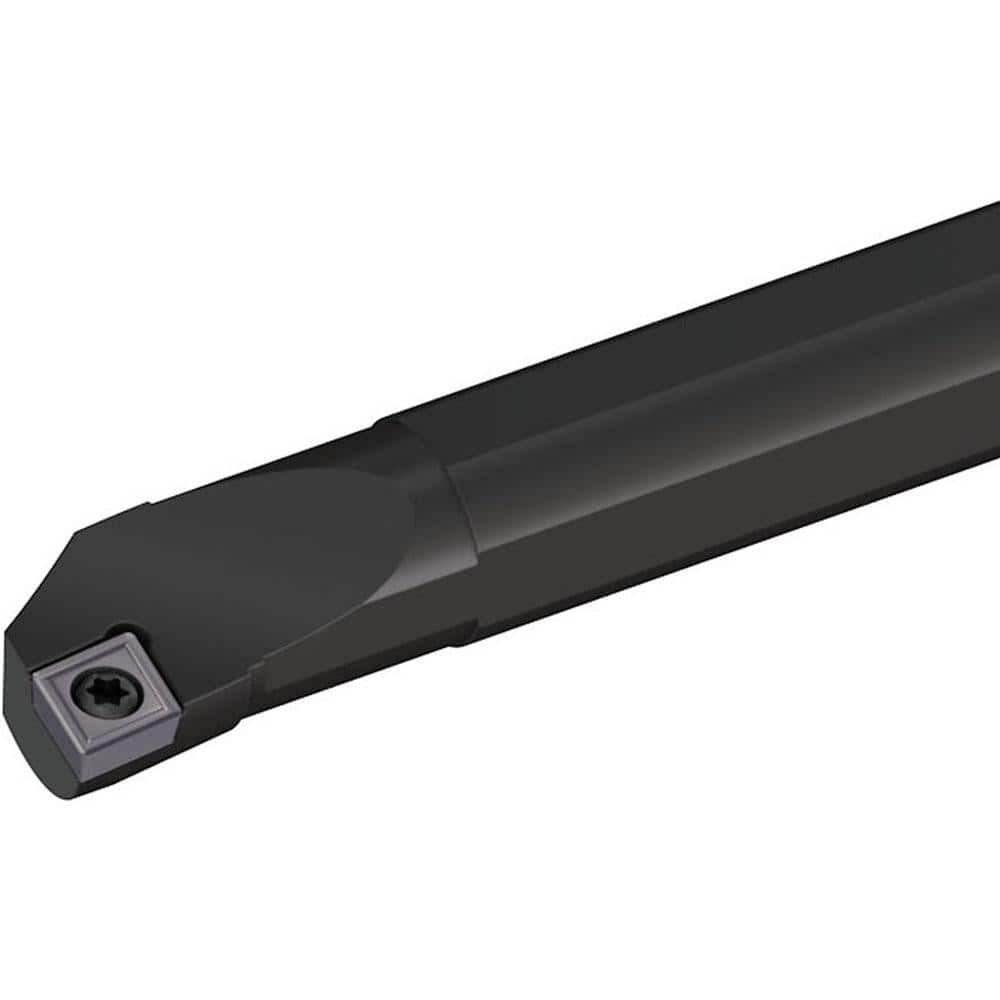Tungaloy 6850031 Indexable Boring Bar: A08-SCLCR2, 0.562" Min Bore Dia, 1/2" Shank Dia, 95 ° Lead Angle, Steel