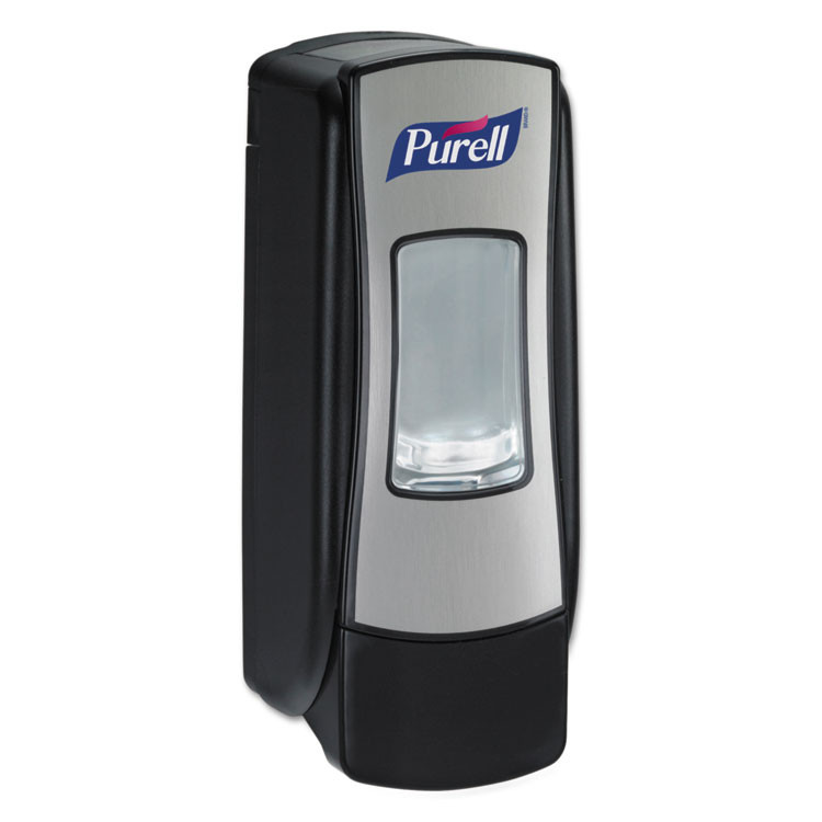 GO-JO INDUSTRIES PURELL® 8728-06 ADX-7 Dispenser, 700 mL, 3.75 x 3.5 x 9.75, Chrome/Black