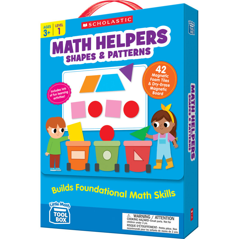 SCHOLASTIC TEACHING RESOURCES Scholastic Teaching Solutions Little Math Tool Box: Math Helpers: Shapes & Patterns