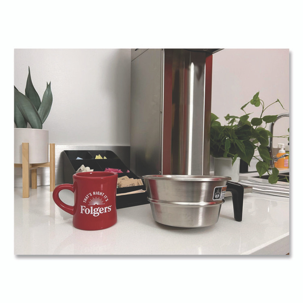 KEURIG DR PEPPER Folgers® 06125 Classic Roast Ground Coffee Fraction Pack, 0.9 oz Fractional Pack, 36/Carton