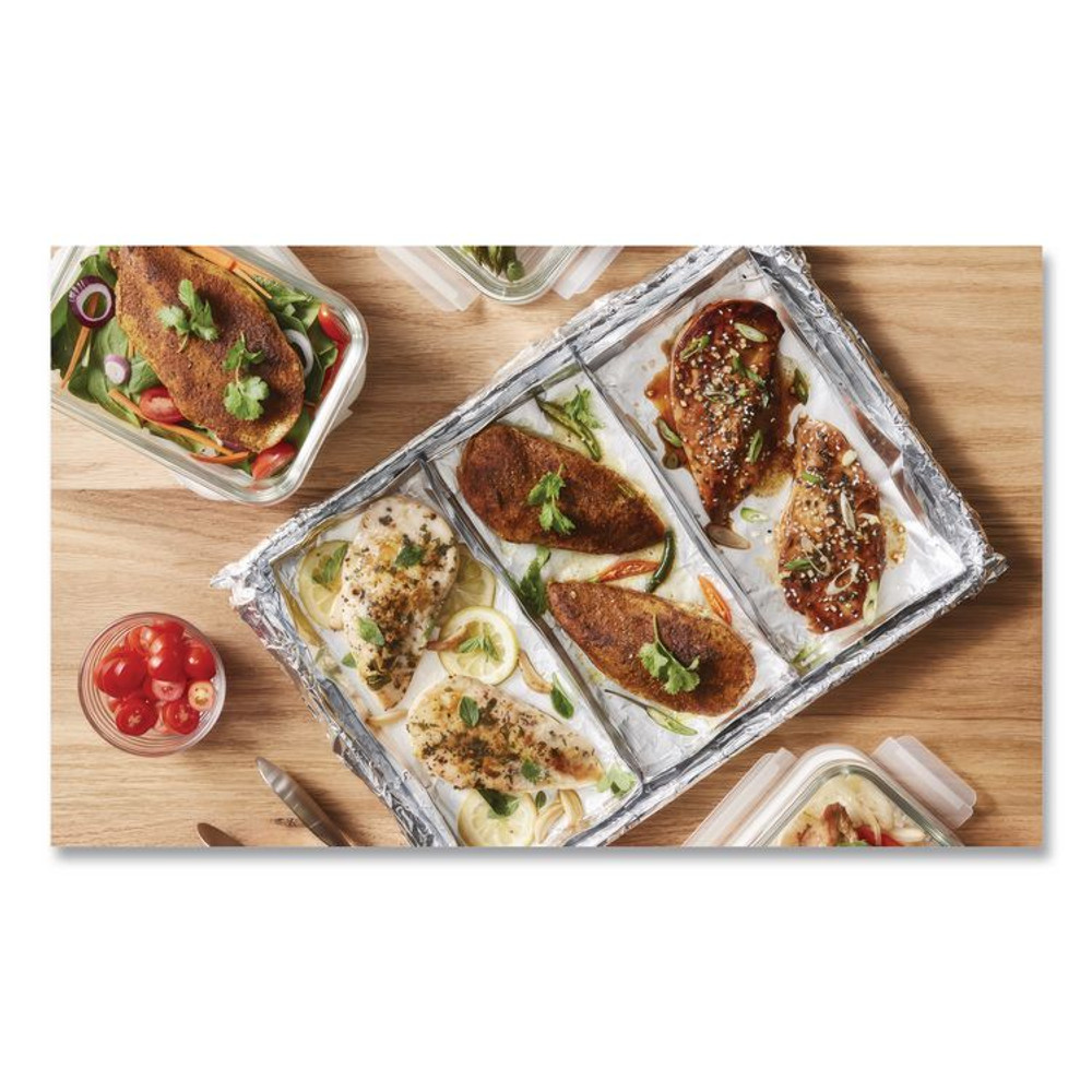 REYNOLDS FOOD PACKAGING Wrap® 711 Pop-Up Interfolded Aluminum Foil Sheets, 9 x 10.75, 500/Box, 6 Boxes/Carton