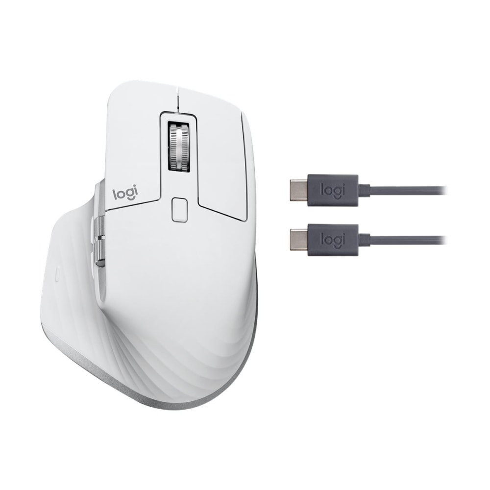 Pair this cordless mouse with up to 3 Mac computers or laptops and effortlessly transfer text, images, and files between them.  App-specific customizations: Speed up and customize your workflow with predefined macOS and app-specific profiles in the improved Logi Options+.  Feel the performance: MX Master 3S for Mac Bluetooth mouse features an 8K DPI track-on-glass sensor and Quiet Clicks.  Magspeed scrolling: A computer mouse with remarkable speed, precision, and near silence.  Ergonomic design: Work comfortably with a precision mouse featuring a silhouette crafted for a more natural wrist posture and optimally placed thumb controls.  USB-C to USB-C rechargeable.  Remastered for Mac: MX Master 3S for Mac performance mouse is optimized for macOS, and compatible with iPadOS.