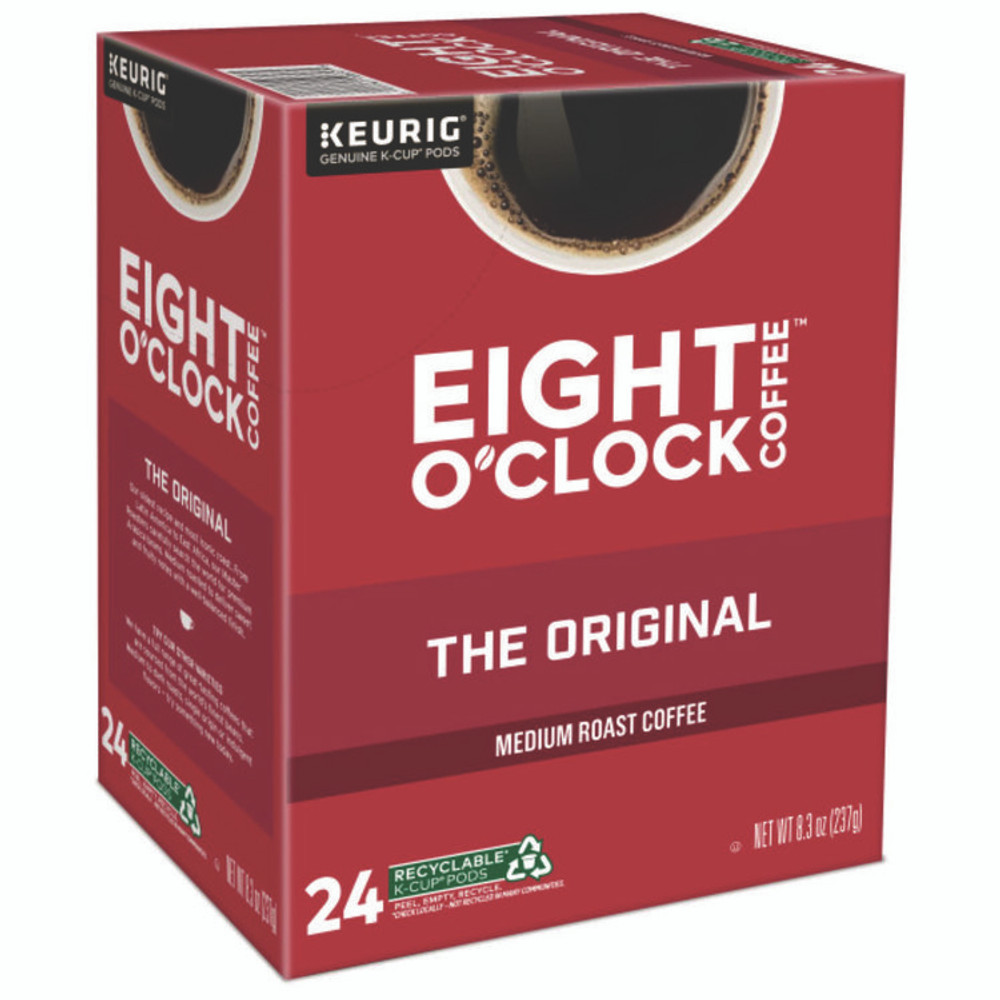 KEURIG DR PEPPER Eight O'Clock 6405 Original Coffee K-Cups, 24/Box