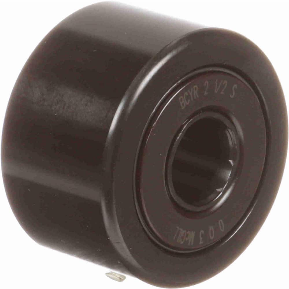 McGill 4245110000 Cam Yoke Roller: Crowned, 0.75" Bore Dia, 2-1/2" Roller Dia, 1.5" Roller Width, Cam Follower Bearing