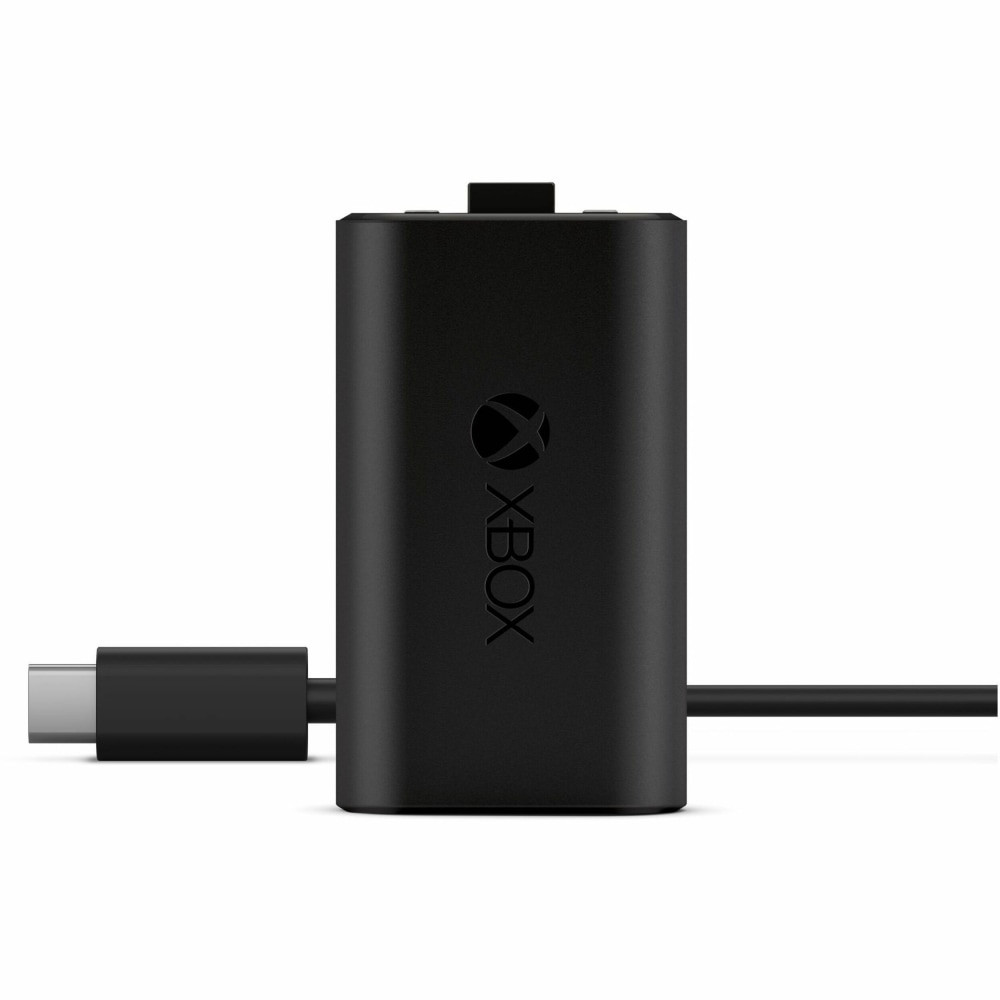 Xbox Rechargeable Battery + USB-C Cable Charges while you playIFull Charge in 4 Hours Say goodbye to AAs Keep the action going with the Xbox Rechargeable Battery + USB-C Cable. Recharge while you play or afterwards, even when your Xbox is in standby. The long-lasting rechargeable battery fully charges in under 4 hours. Say goodbye to disposable batteries and interrupted gameplay.