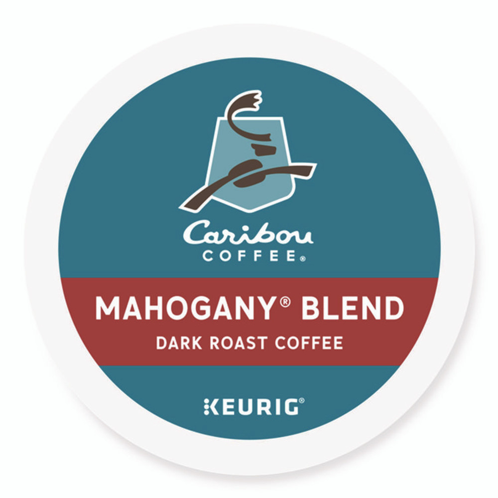 KEURIG DR PEPPER Caribou Coffee® 6990CT Mahogany Coffee K-Cups, 96/Carton
