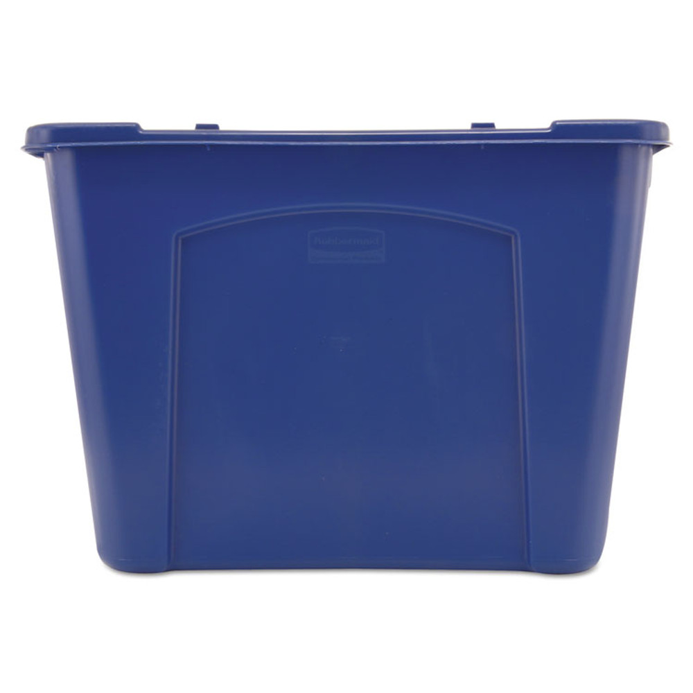 RUBBERMAID COMMERCIAL PROD. 571473BE Stacking Recycle Bin, 14 gal, Polyethylene, Blue