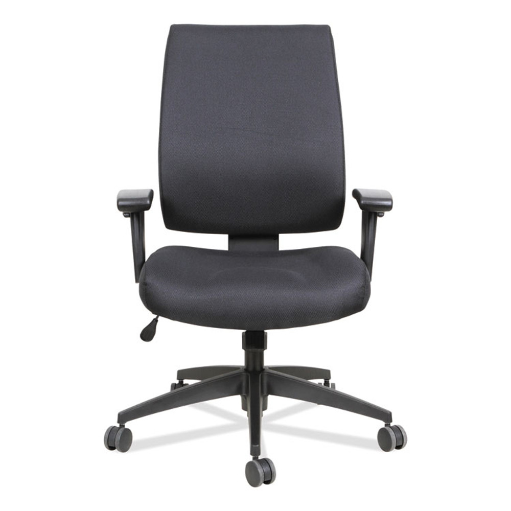 ALERA HPS4201 Alera Wrigley Series High Performance Mid-Back Synchro-Tilt Task Chair, Supports 275 lb, 17.91" to 21.88" Seat Height, Black