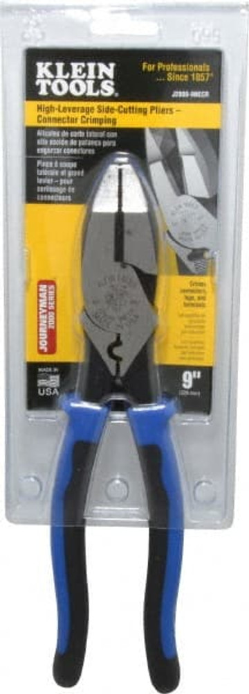 Klein Tools J2000-9NECR 9-1/2" OAL, 1-19/32" Jaw Length x 1-1/4" Jaw Width, Side Cutting Pliers