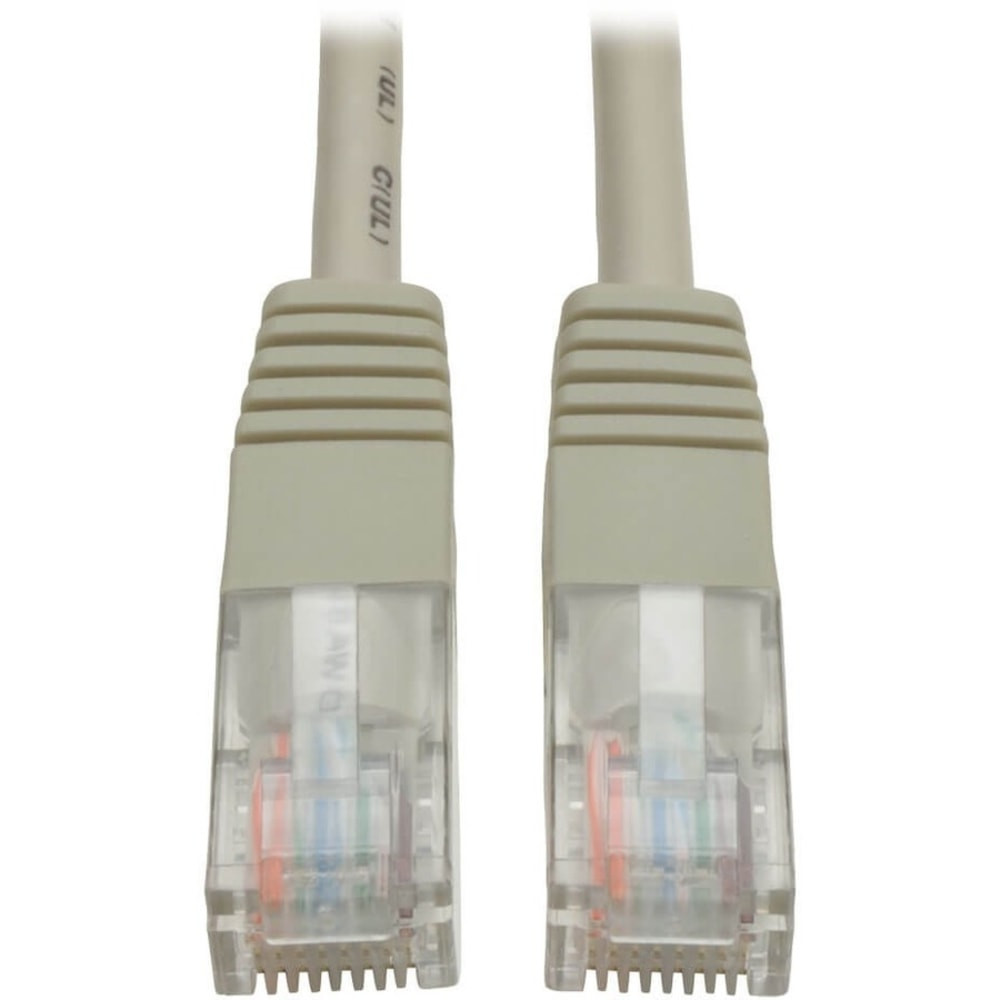 Features boots with integral strain-relief and RJ45 (Male) connectors  PVC 4-pair stranded UTP  IEEE 802.3ab  Premium cabling for Category 5 and 5e applications, rated for 350 MHz/1 Gbps communications