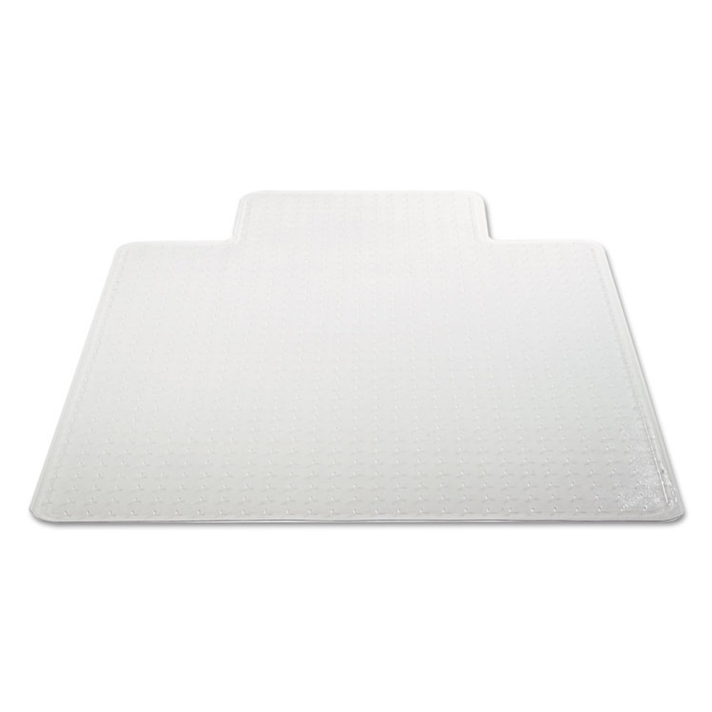 ALERA MAT3648CFPL Occasional Use Studded Chair Mat for Flat Pile Carpet, 36 x 48, Lipped, Clear