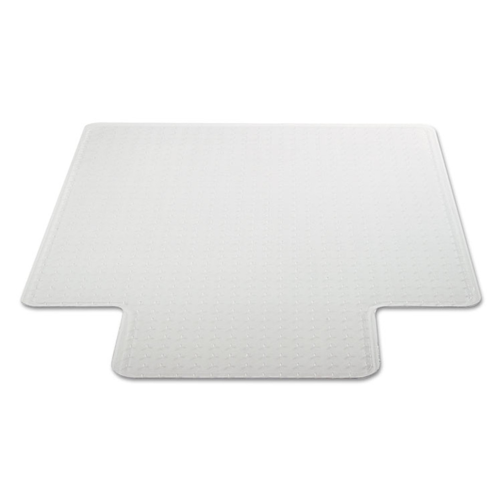 ALERA MAT3648CFPL Occasional Use Studded Chair Mat for Flat Pile Carpet, 36 x 48, Lipped, Clear