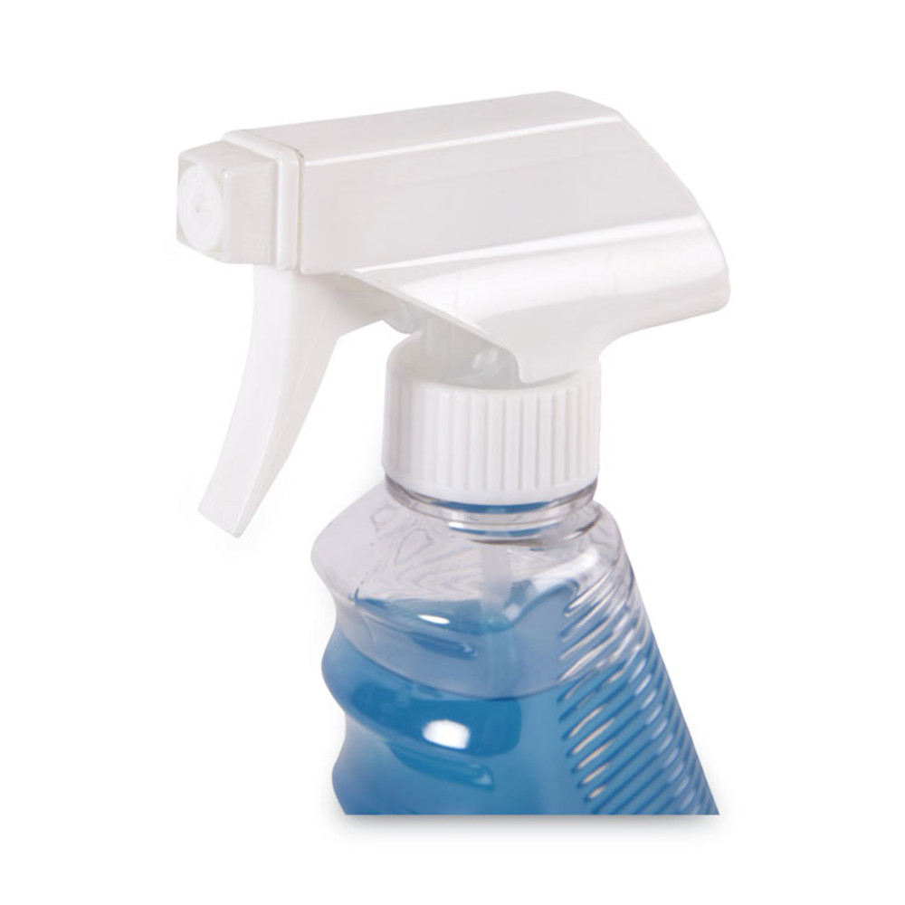 BOARDWALK 47112A Industrial Strength Glass Cleaner with Ammonia, Unscented, 32 oz Trigger Spray Bottle, 12/Carton