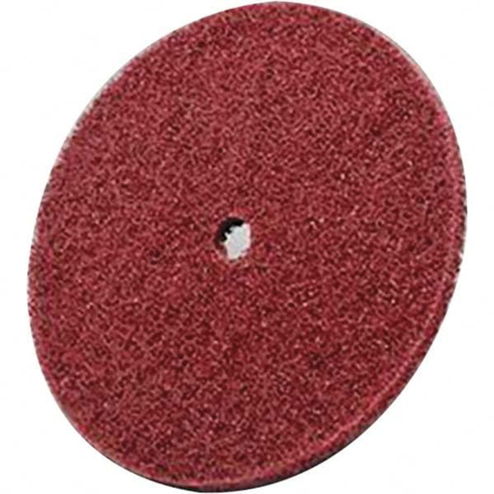 3M 7010365603 Deburring Disc: 4" Dia, 1/4" Hole, Medium Grade, Aluminum Oxide