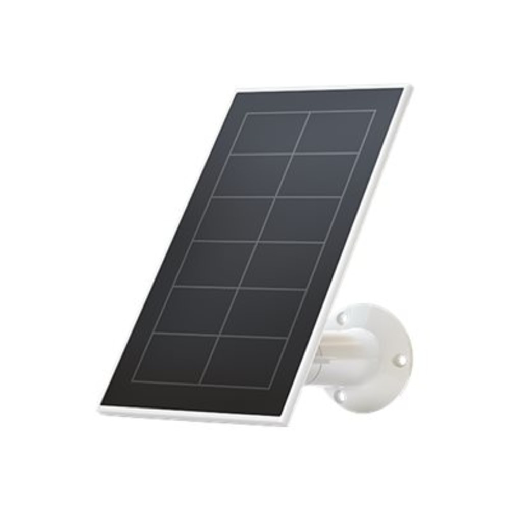 The Arlo Essential Solar Panel Charger keeps your battery charged with direct sunlight. Its weather-resistant design, 8-foot power cable, and adjustable mount makes installation easy anywhere.
