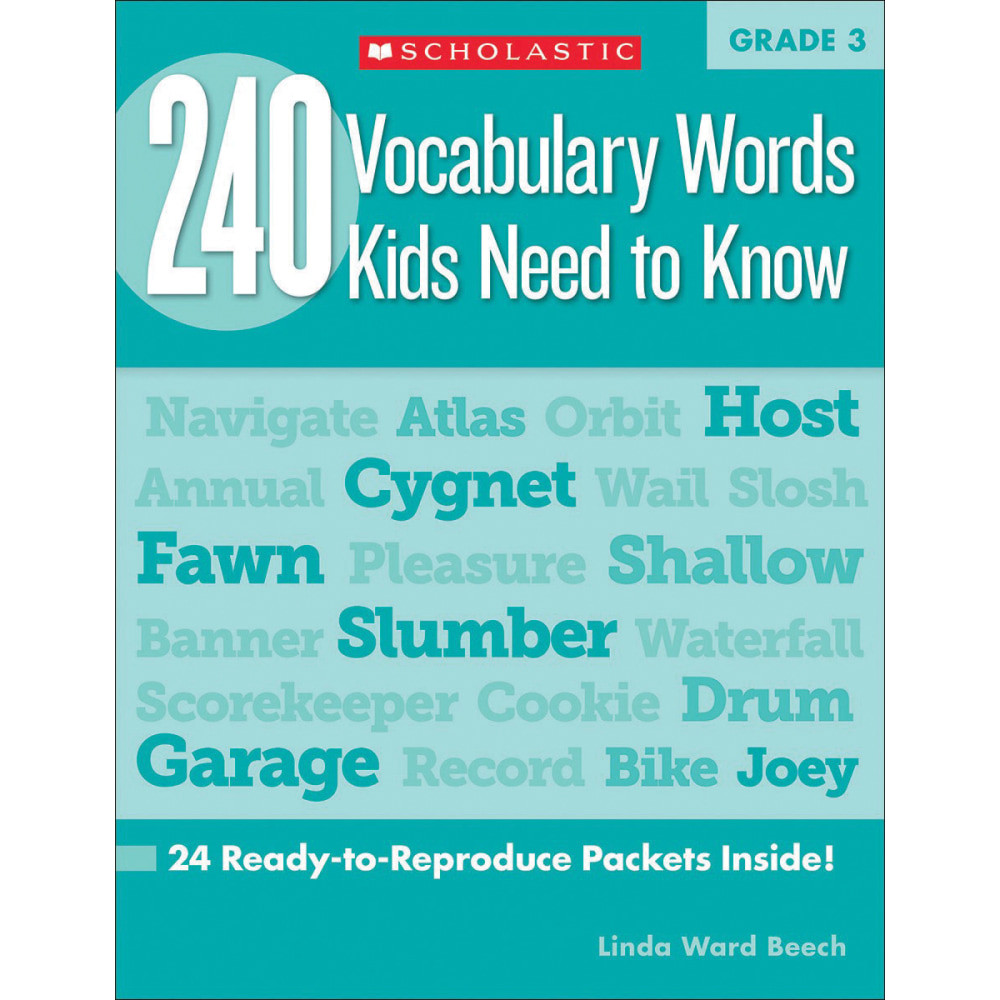 Build word power with these 24 ready-to-reproduce, 3-page lessons  Each lesson includes research-based activities that tap students prior knowledge for greater understanding. Lesson topics include synonyms, antonyms, compound words, content area vocabulary related to key science and social studies topics and more.  Gives them multiple encounters with new words so they really remember them.  Watch reading skills soar!
