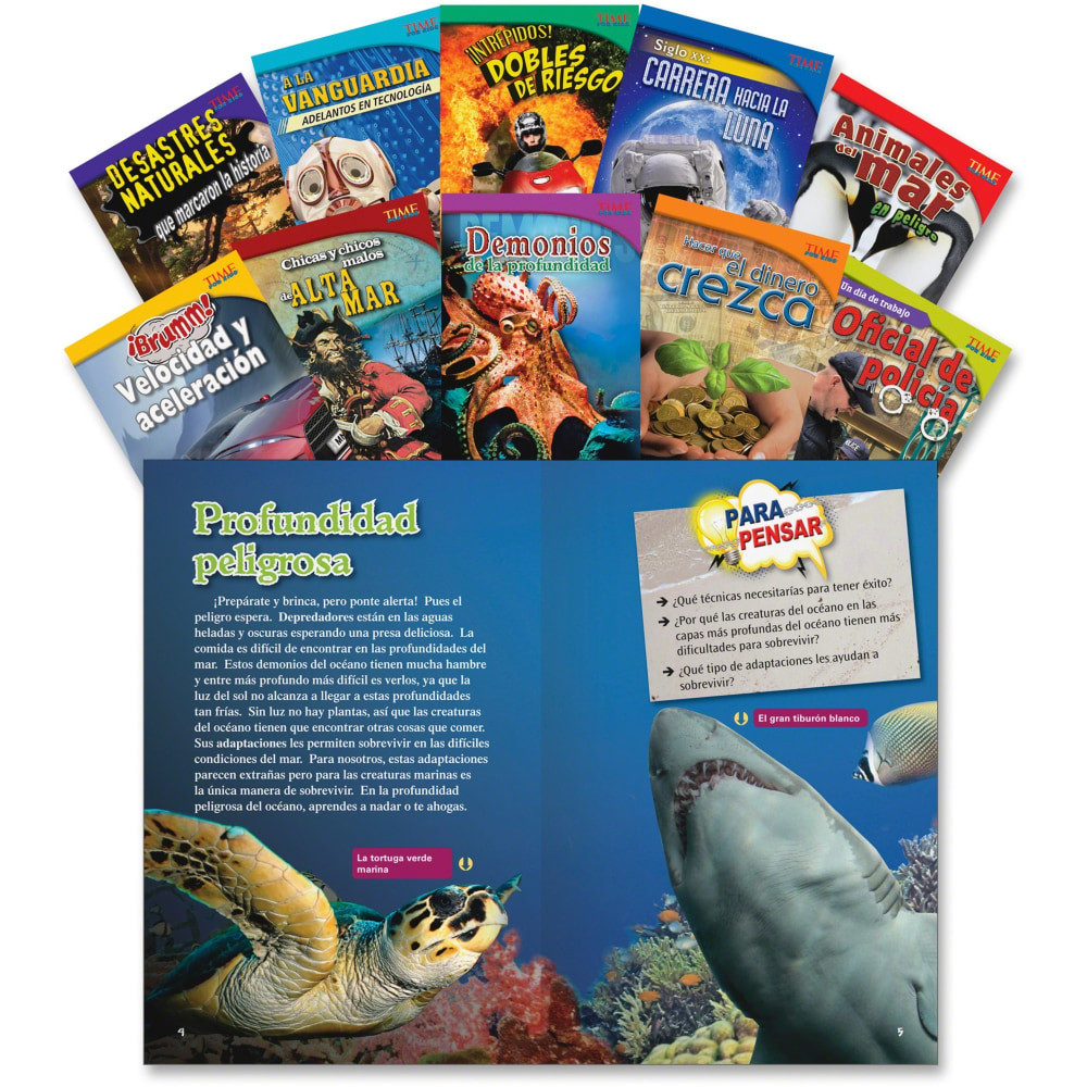 Topics include how to spot a pirate, how to make your money grow and more  Teaches students with engaging layouts, conversational-style text and more  Entertaining yet content-rich material motivates students to learn