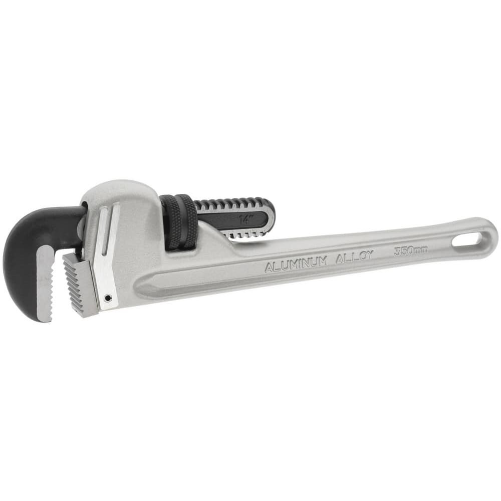 PRO-SOURCE PAR - PWA-14 Straight Pipe Wrench: 14" OAL, Aluminum