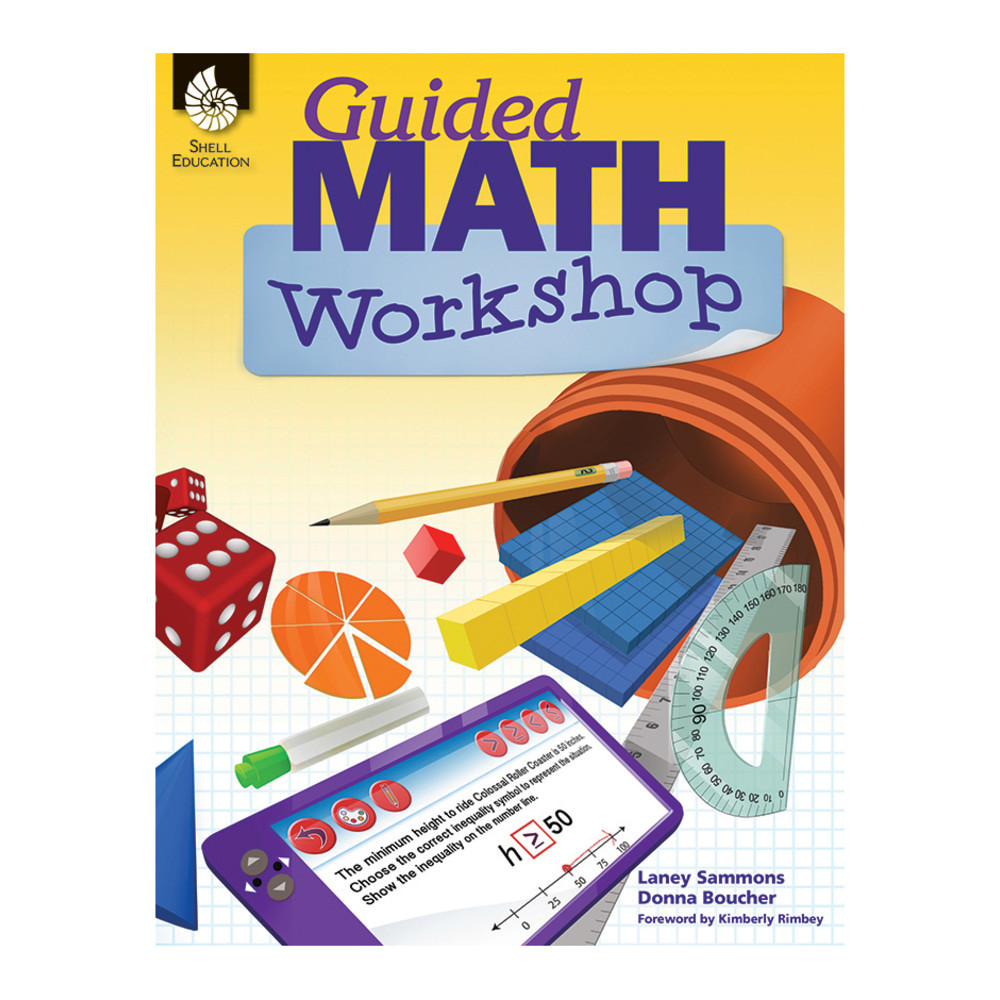 Holding a math workshop is a great way to help students learn challenging concepts. This guide gives you all the tools you need to prepare and implement small-group lessons or math conferences.  Helps you plan, organize, implement and manage a math workshop. Designed to assist students in independent math study.  For small-group lessons or larger math conferences.  Includes sample workstations and math tasks and problems that cover a range of grade levels.  For children in kindergarten to 8th grade.