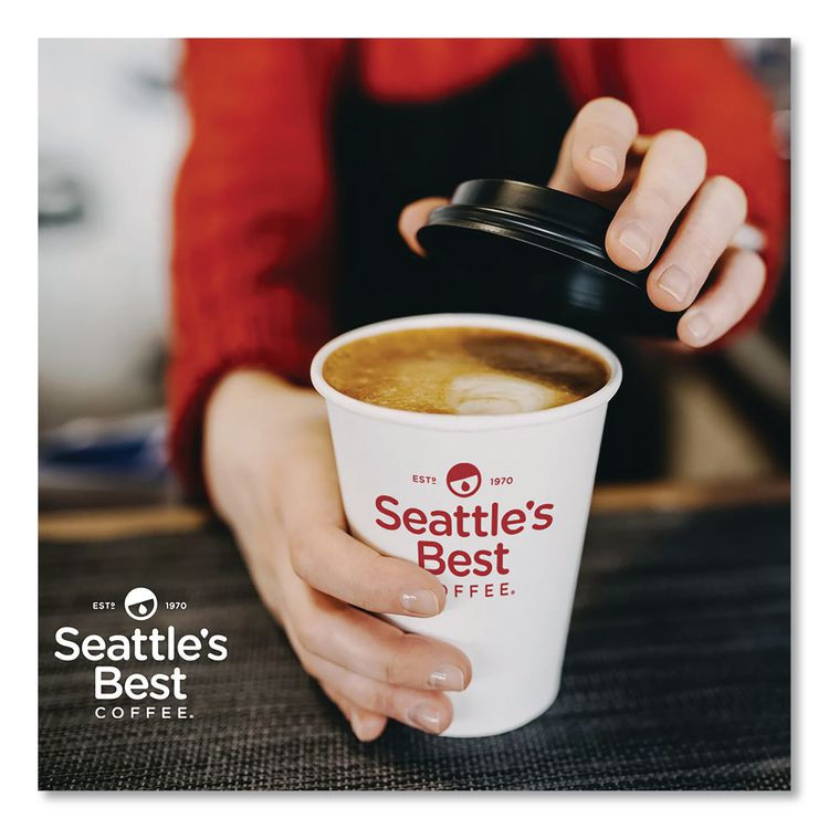 SEATTLE'S BEST COFFEE, LLC 11008554CT Premeasured Coffee Packs, Decaf Portside Blend, 2.6 oz Packet, 72/Carton