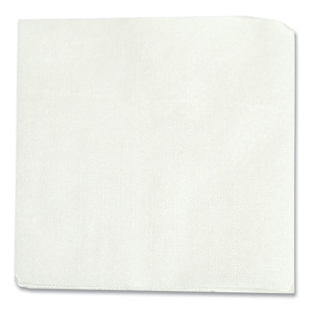 MORCON Tissue B8500 Morsoft Beverage Napkins, 1-Ply, 9 x 9, White, 500/Pack, 8 Packs/Carton