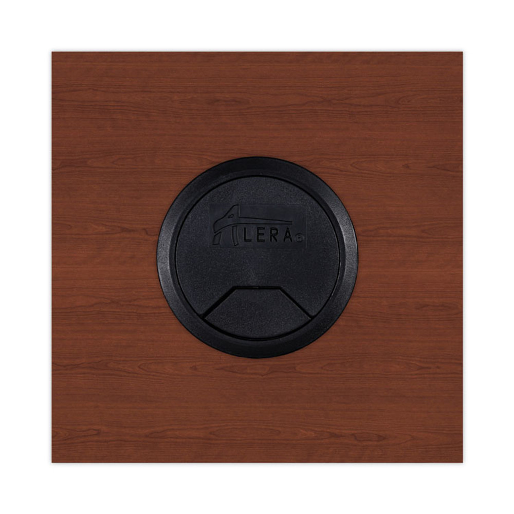 ALERA VA354224MC Alera Valencia Series Reversible Return/Bridge Shell, 42w x 23.63d x 29.5h, Medium Cherry