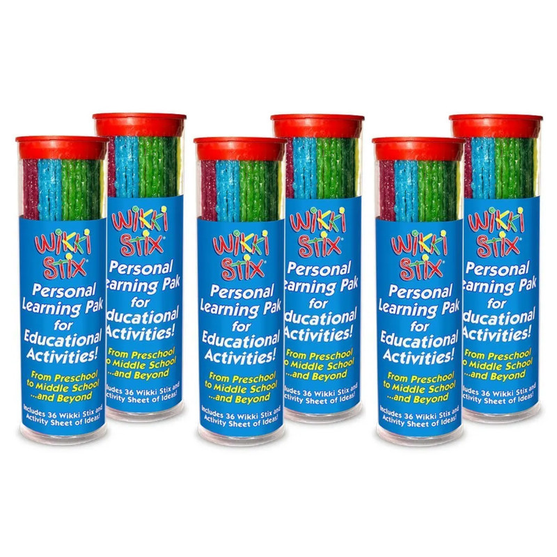 WIKKI STIX Wikki Stix® Personal Learning Pak, Pack of 6