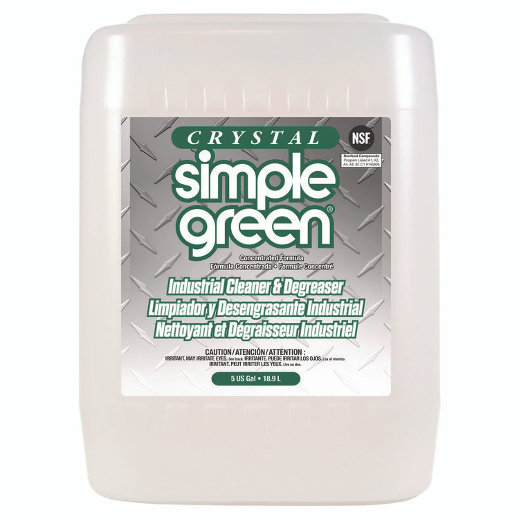 SUNSHINE MAKERS, INC. Simple Green® 19005 Crystal Industrial Cleaner/Degreaser, 5 gal Pail