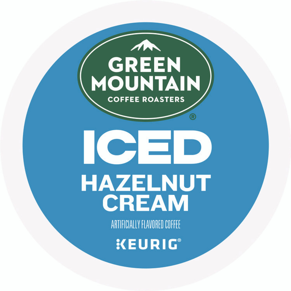 KEURIG DR PEPPER Green Mountain Coffee® 9029 Hazelnut Cream Brew Over Ice Coffee K-Cups, 24/Box
