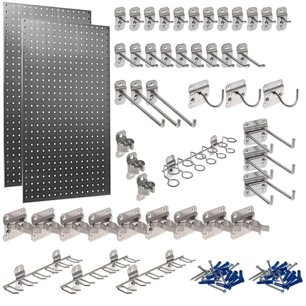 Triton Products LB2-SKit Pegboard Kit: Square Holes, 24" High, 42-1/2" Wide, 0.5625" Deep