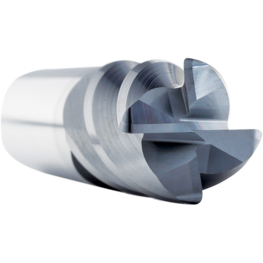 Supermill SAP625LA Square End Mill: 5/8'' Dia, 2-1/4'' LOC, 5/8'' Shank Dia, 5'' OAL, 4 Flutes, Solid Carbide