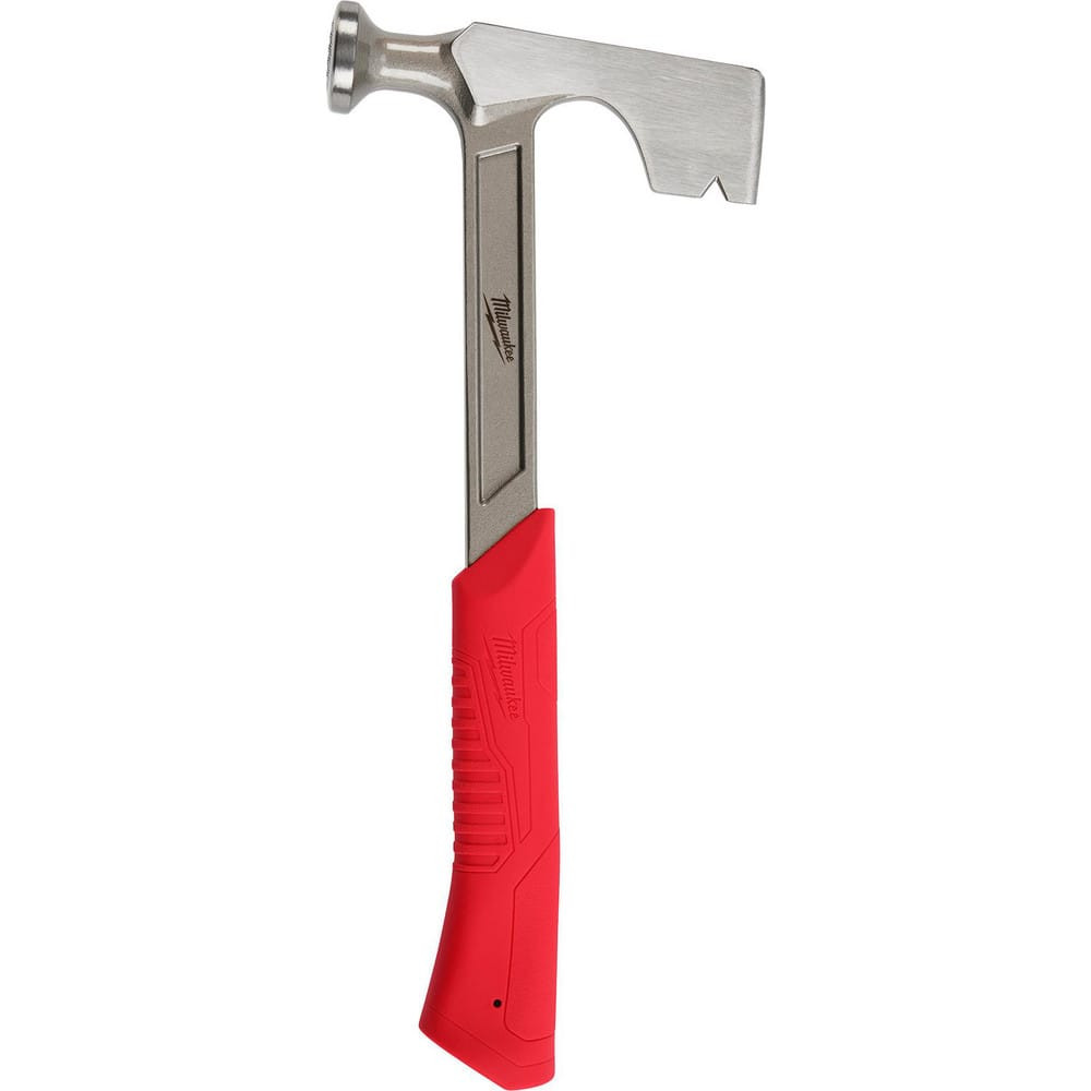Milwaukee Tool 48-22-9060 Nail & Framing Hammers; Claw Style: Straight ; Head Weight (Oz): 15 ; Head Material: Forged Steel ; Handle Material: Fiberglass ; Face Surface: Milled ; Overall Length: 13.80