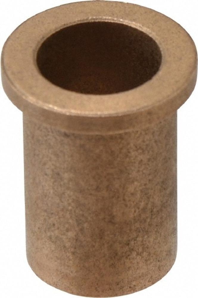 Boston Gear 35650 Flanged Sleeve Bearing: 3/4" ID, 15/16" OD, 1-1/2" OAL, Oil Impregnated Bronze