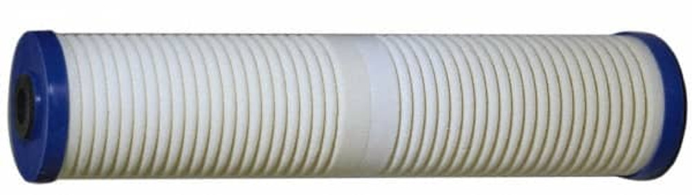 3M Aqua-Pure 7000001790 Plumbing Cartridge Filter: 4-1/2" OD, 20" Long, 5 micron, Cellulose Fiber