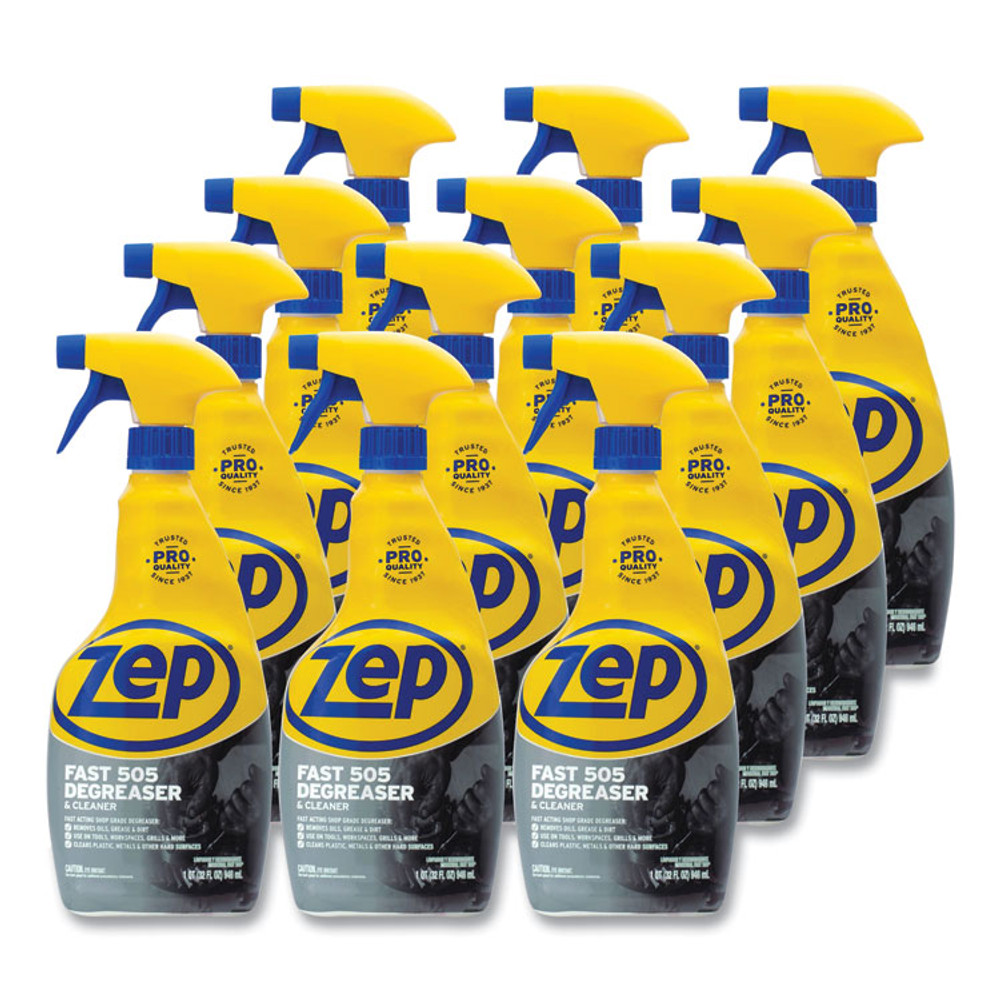 ZEP INC. Commercial® ZU50532CT Fast 505 Cleaner and Degreaser, 32 oz Spray Bottle, 12/Carton